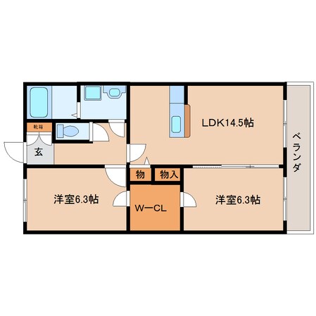 静岡駅 バス12分  静岡新聞社前下車：停歩7分 3階の物件間取画像